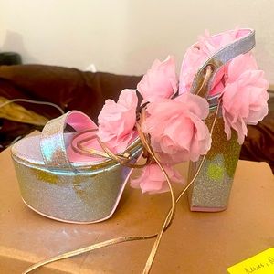 Dollz Kill Laced Up Heels